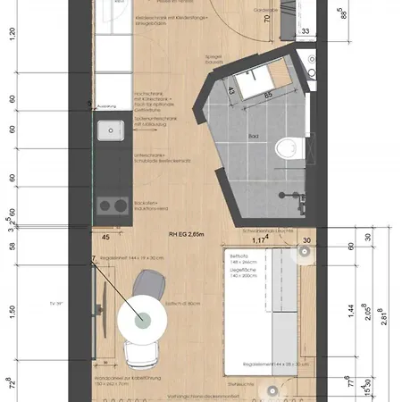 Modernes Micro-apartment In 아파트 Kaufering